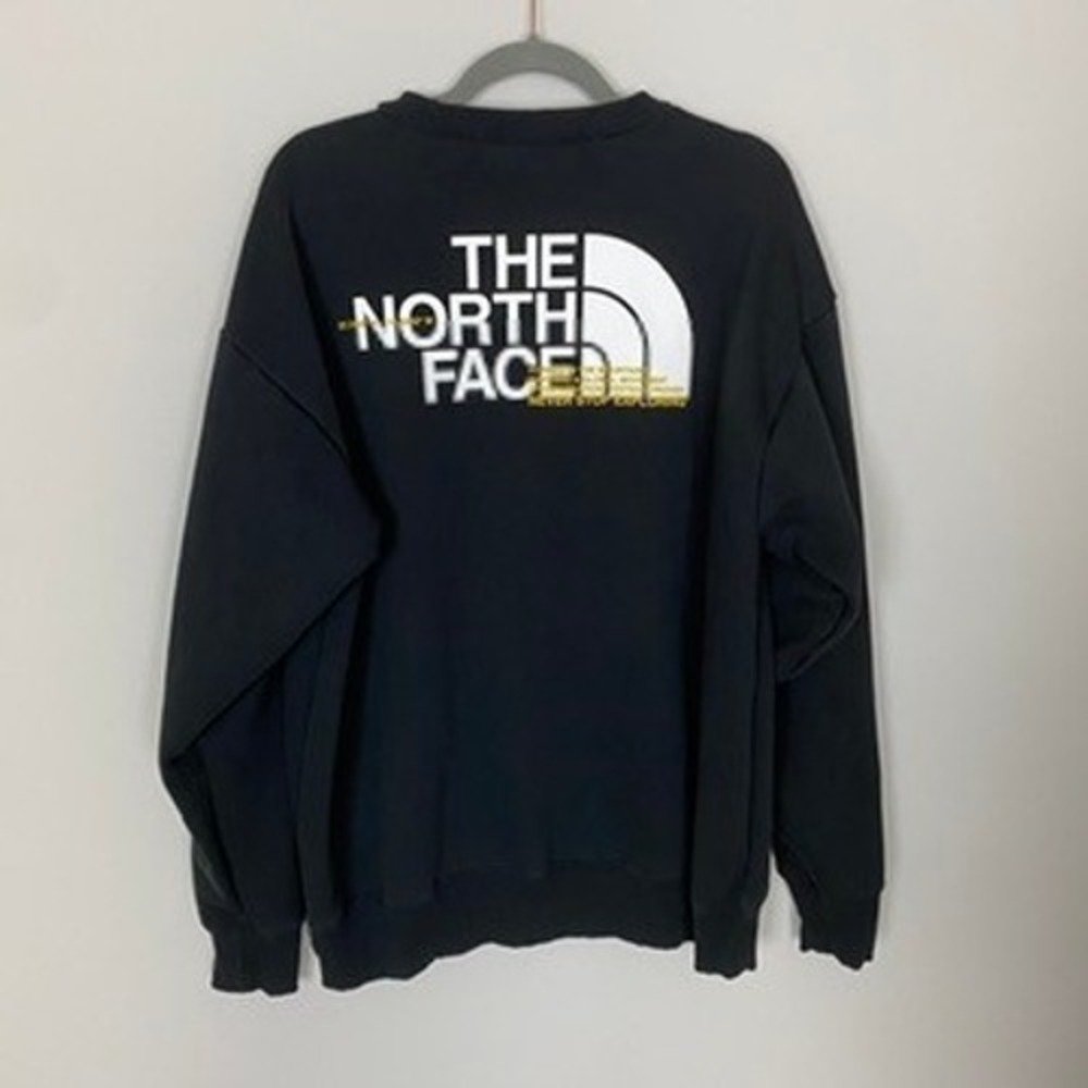 The North Face Black Crewneck Sweatshirt Mens Size Large Logo Graphic